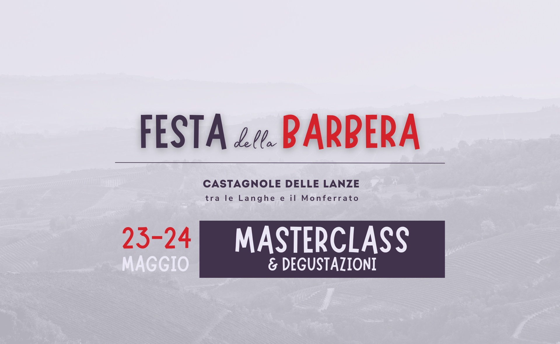 46ª Festa della Barbera: venerdì 22, sabato 23 e domenica 24 maggio 2026
